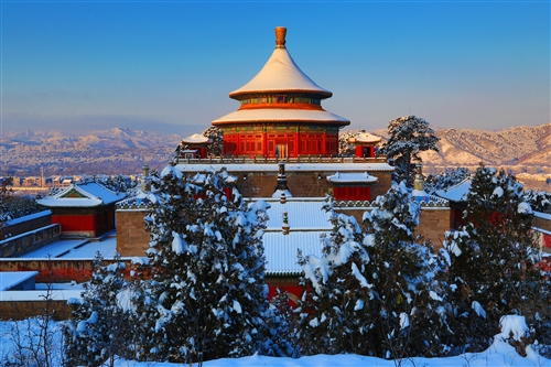 世界文化遗产承德避暑山庄及周围寺庙--普乐寺