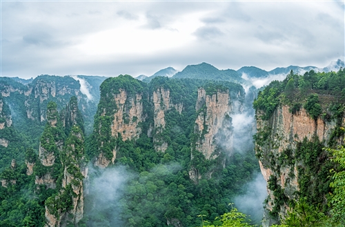 《绿树丛生 巍峨壮观》