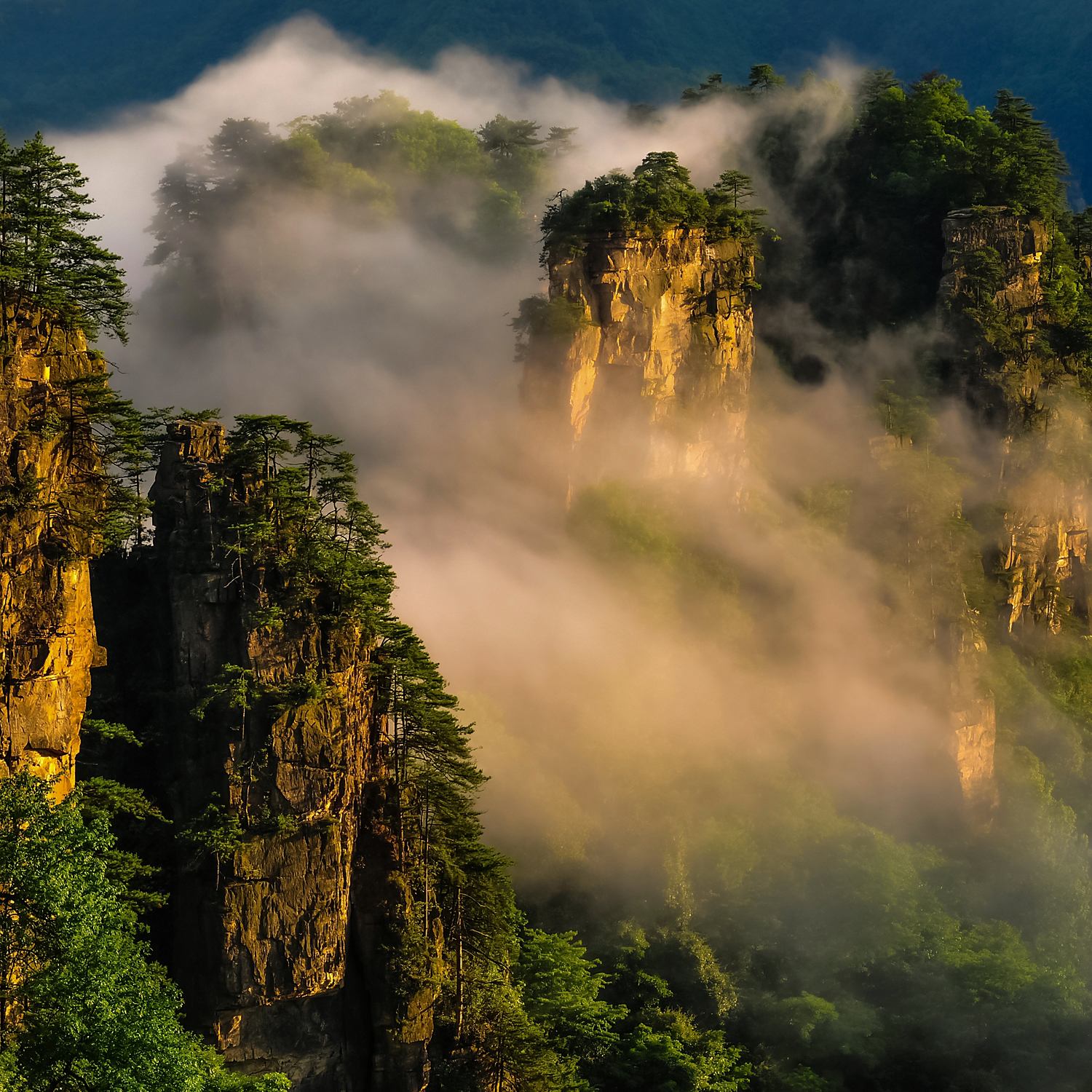 雾袭奇峰