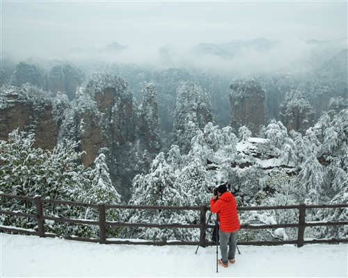 黄石寨雪韵风光