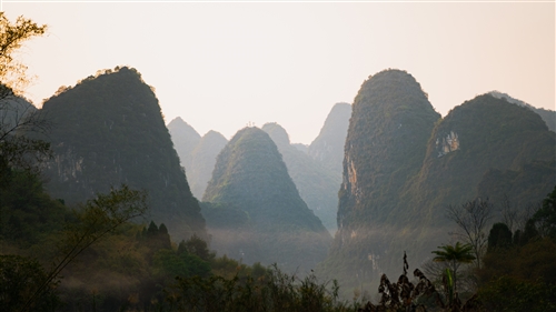 阳朔的山间烟火